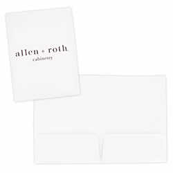 ALLEN + ROTH - PRESENTATION FOLDER 9" X 12"