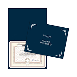 Linen Certificate Holder