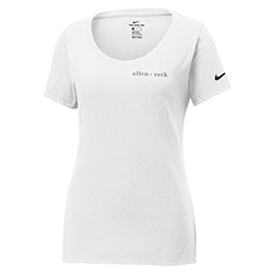 Allen + Roth - Nike Ladies Dri-Fit Scoop Neck Tee