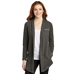 LADIES INTERLOCK CARDIGAN SWEATER