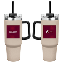 40 OZ STAINLESS STEEL TUMBLER WITH HANDLE