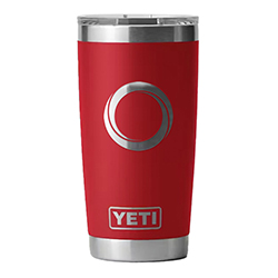 YETI 20OZ RAMBLER TUMBLER - RED