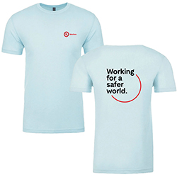 WORKING FOR A SAFER WORLD TEE