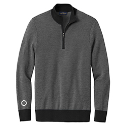 Brooks Brothers Washable Merino Birdseye 1/4-Zip
