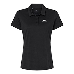 Women's Adidas Textured Stripe Polo