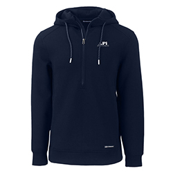 Men's Cutter & Buck Roam Eco Half Zip Hoodie