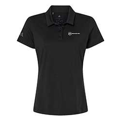 Women's Adidas Textured Stripe Polo